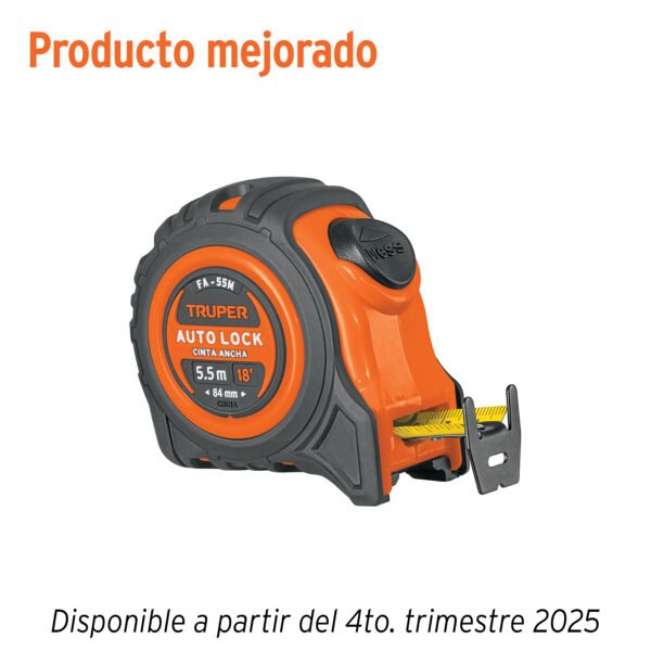 Flexómetro Auto-Lock contra impactos 5.5 m cinta 25 mm 10748