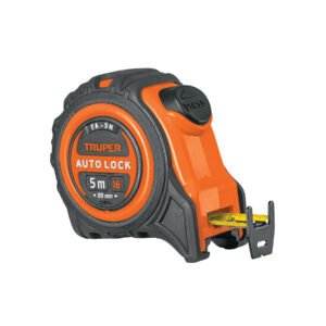 Flexómetro Auto-Lock contra impactos 5 m cinta 19 mm Truper 10747