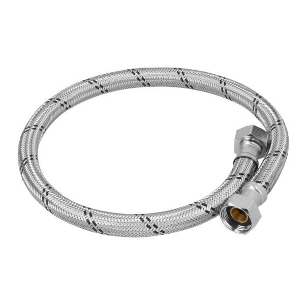Manguera para boiler acero inox 1/2x3/4 40 cm Foset 49131