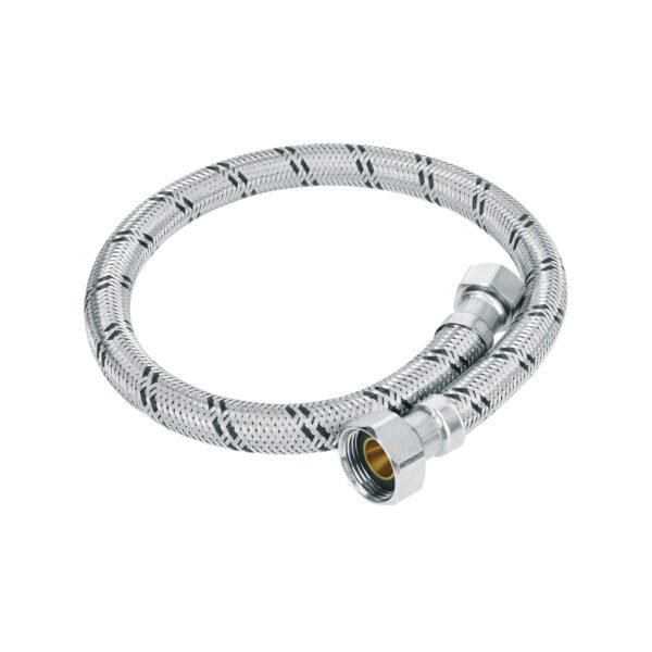 Manguera para boiler acero inox 1/2x3/4 60 cm Foset 49132