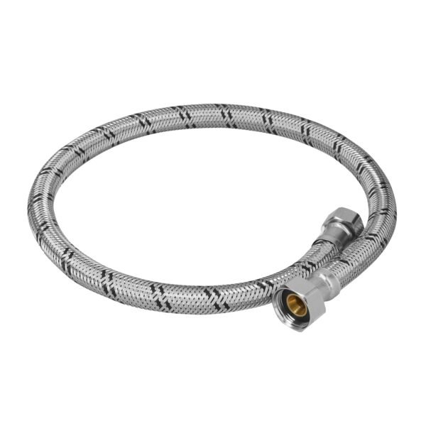 Manguera para boiler acero inox 1/2x3/4 80 cm Foset 49134