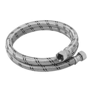 Manguera para boiler acero inox 1/2x1/2 120 cm Foset 48967