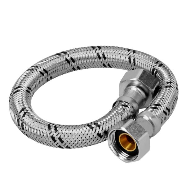 Manguera para boiler acero inox 3/4x3/4 40 cm Foset 49129