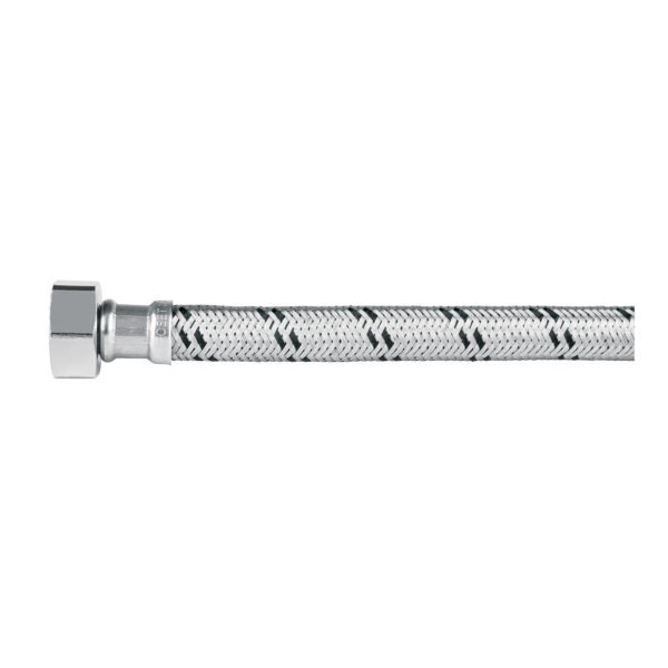 Manguera para boiler acero inox 3/4x3/4 60 cm Foset 49130