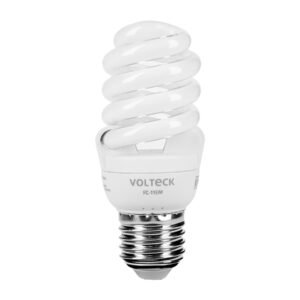 Lámpara espiral mini T2 11 W luz cálida en blíster Volteck 48503