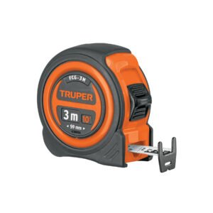 Flexómetro compacto contra impactos 3 m cinta 16 mm TRUPER 12771