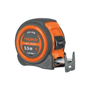 Flexómetro compacto contra impactos 5.5 m cinta 25 mmTRUPER 12773