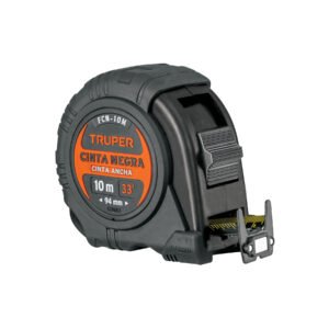 Flexómetro contra impactos 10 m Cinta Negra 32 mm Truper 103057