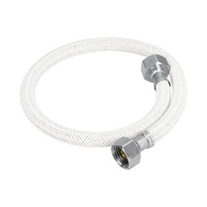 Manguera lavabo/fregadero vinilo blanco 1/2 x 1/2 55 cm 45313