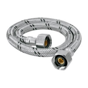 Manguera lavabo/fregadero acero inox 1/2 x 1/2 55 cm 49182