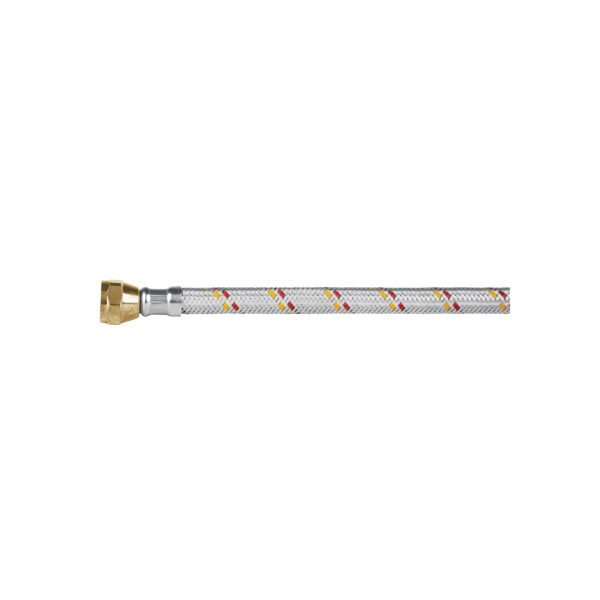 Manguera para gas aluminio 3/8 100 cm Foset Basic 24061