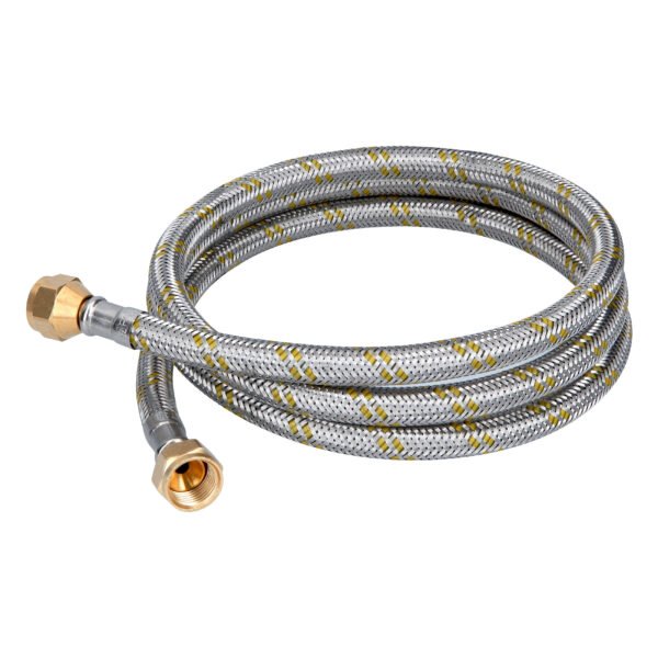 Manguera para gas acero inox 3/8 x 3/8 150 cm Foset 49516