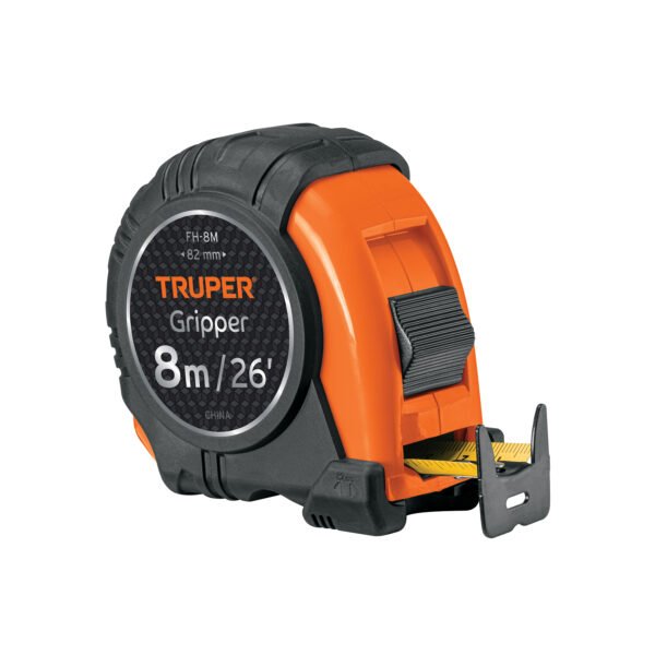 Flexómetro Gripper 8 m cinta 25 mm display box con 6 piezas 102666