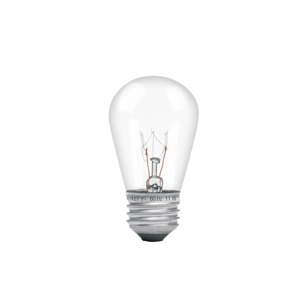 Lámpara incandescente S14 11 W luz cálida Volteck 49091