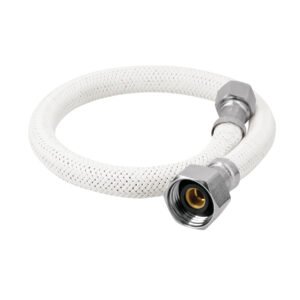 Manguera lavabo/fregadero vinilo blanco 1/2 x 3/840 cm 45491