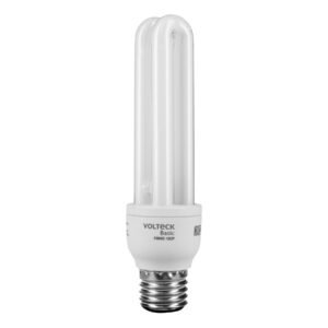 Lámpara doble T4 13 W luz cálida en caja Volteck 20110
