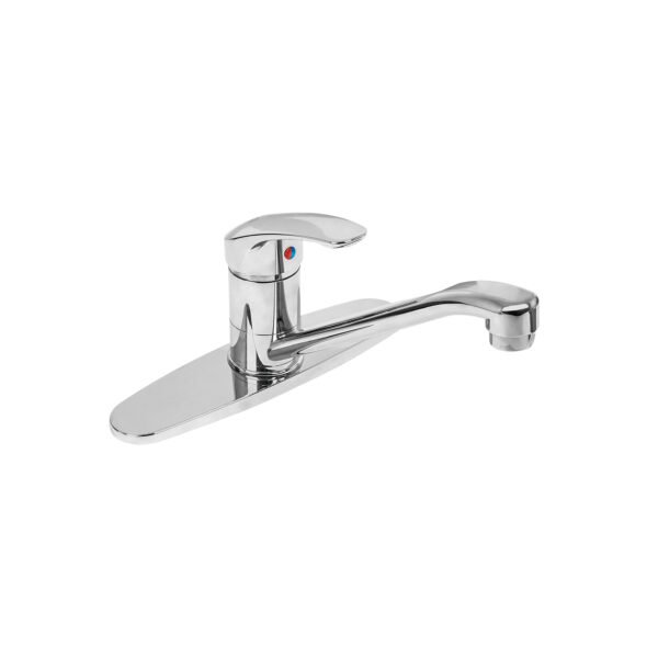 Monomando fregadero ABS cuello recto BASIC 49551