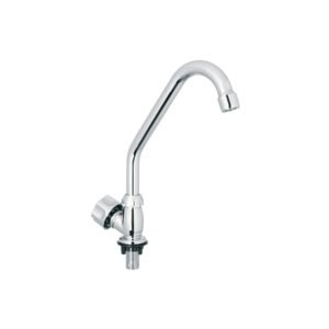 Llave individual fregaderoABScuello cortohexagonal BASIC 47379