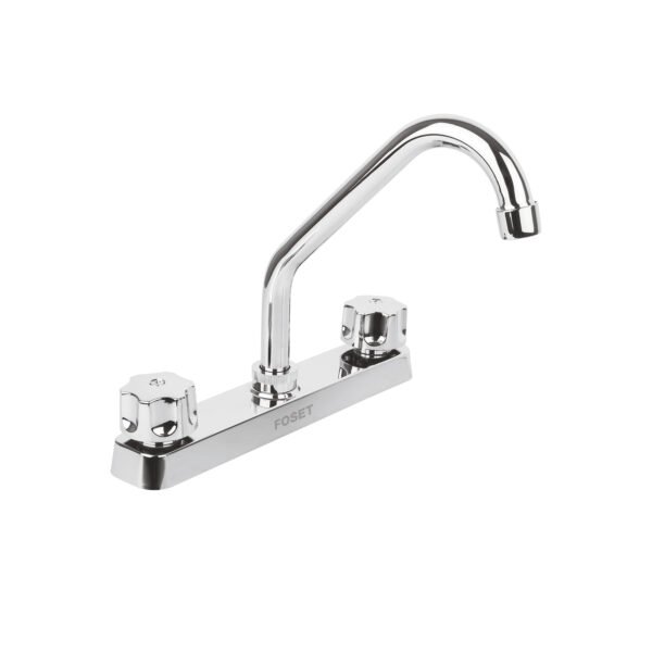 Mezcladora 8 fregadero ABS cuello corto hexagonal BASIC 49289