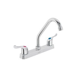 Mezcladora 8 fregadero ABS cuello corto palanca BASIC 45514