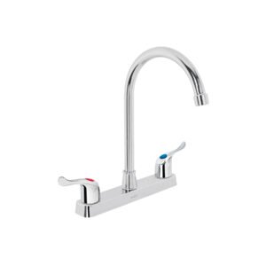 Mezcladora 8 fregadero ABS cuello curvo palanca BASIC 48194