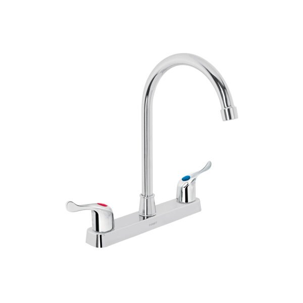 Mezcladora 8 fregadero ABS cuello curvo palanca BASIC 48194