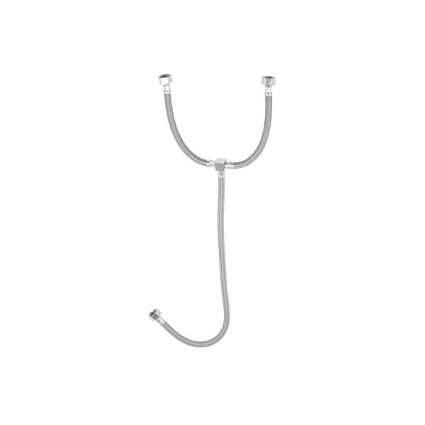 Manguera T lavabo/fregadero vinilo 1/2x1/2x1/2 55cm 48224