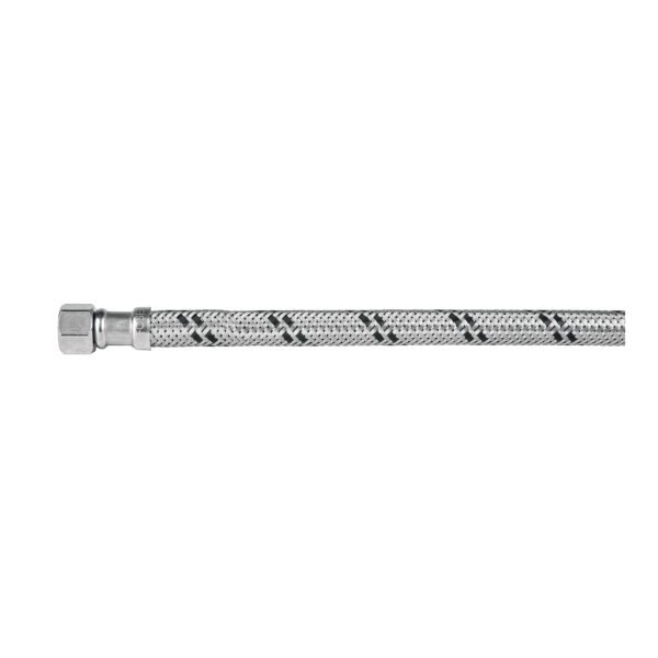 Manguera T lavabo/fregaderoacero inox3/8x1/2x1/255cm 45506