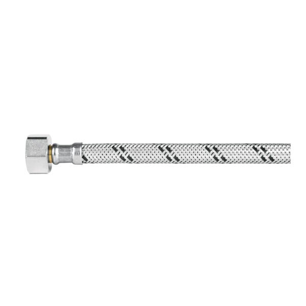 Manguera p/WC acero inox 1/2x7/8 35 cm 49177