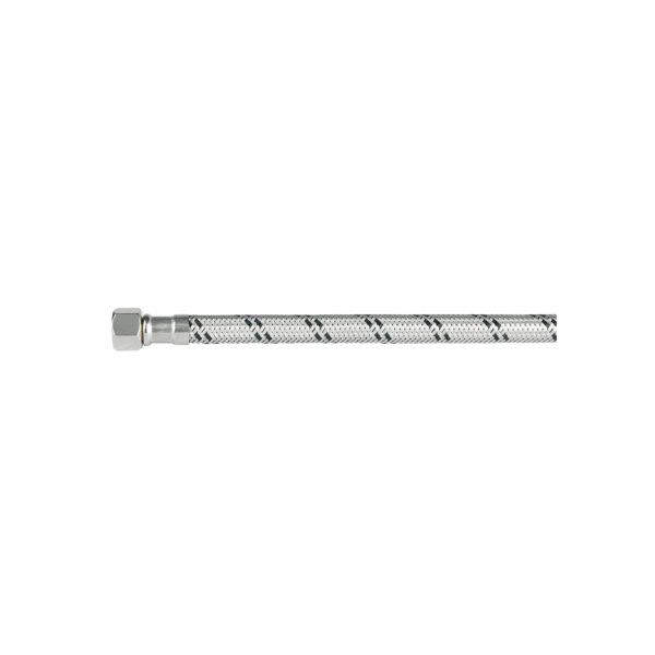 Manguera p/WC acero inox 3/8x7/8 40cm latón/latón 45502