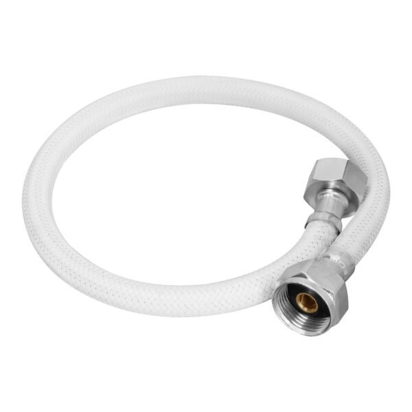 Manguera p/WC vinilo blanco 1/2 x 7/8 50 cm 45314