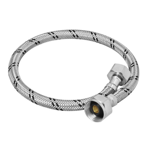 Manguera p/WC acero inox 1/2x7/8 50 cm 49527