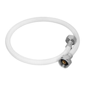 FWC-60B.jpg Manguera p/WC vinilo blanco 1/2 x 7/8 60 cm 45315