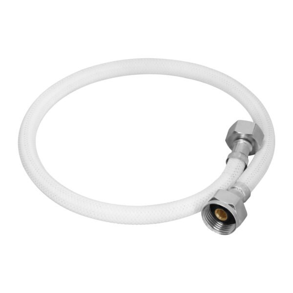 Manguera p/WC vinilo blanco 1/2 x 7/8 60 cm 45315