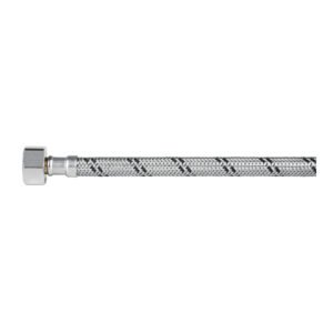 FWC-P35X.jpg Manguera p/WC acero inox 1/2x7/8 35 cm plástico/latón 49510