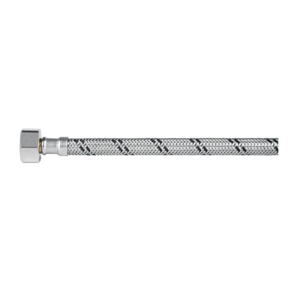 Manguera p/WC acero inox 1/2x7/8 35 cm plástico/latón 49510