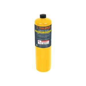 Cilindro de gas propileno de 400g amarillo TRUPER 11914