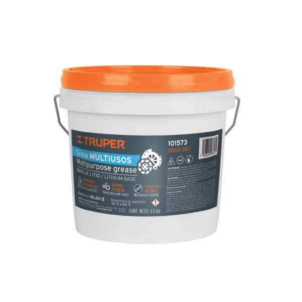 Grasa lubricante multiusos base litio 3.5 kg Truper 101573