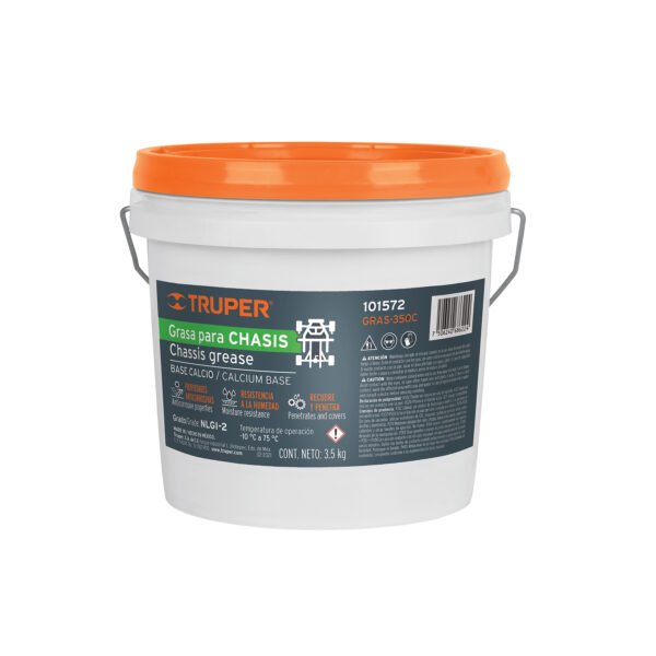 Grasa lubricante para chasis base calcio 3.5 kg Truper 101572