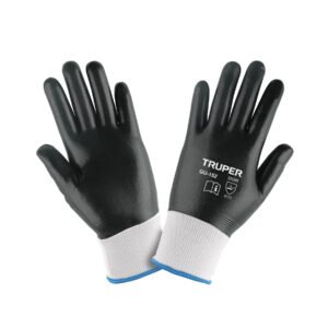 Guantes de poliéster recubiertos de nitrilo M TRUPER 18026