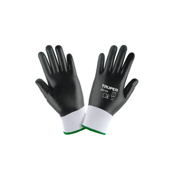 Guantes de poliéster recubiertos de nitrilo G TRUPER 18027