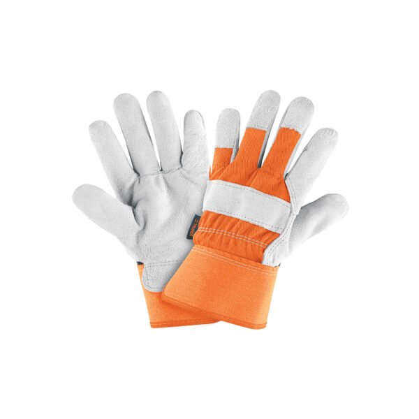 Guantes de carnaza y loneta unitalla TRUPER 14245
