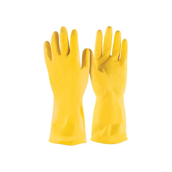 Guantes de látex para limpieza amarillos XG Pretul 29942