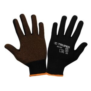 Guantes de poliéster con puntos de PVC en palma CH TRUPER 12650