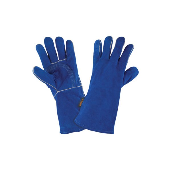 Guantes para soldador reforzados azules TRUPER 15246