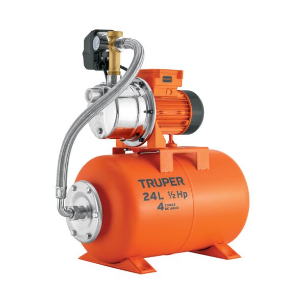 Equipo hidroneumático 24L bomba Jet inox. 1/2 HP TRUPER 10077