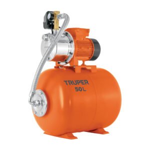 Equipo hidroneumático 50L bomba jet inox. 1 HP TRUPER 104048