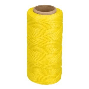 Carrete con 65 m de hilo para albañil amarillo Truper 14045