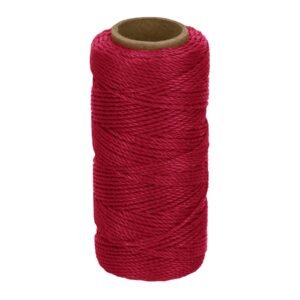 Carrete con 65 m de hilo para albañil rojo Truper 14046