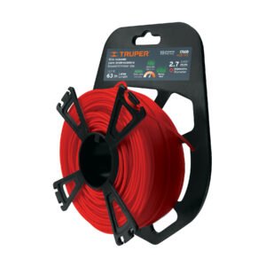 Hilo redondo p/desbrozadora 2.7mmx63m tarjeta tipo carrete 17610